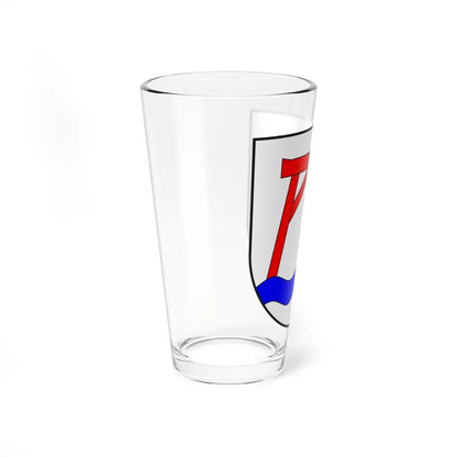 Strada wappen (Switzerland) (Coat of Arms) Pint Glass 16oz - Go Mug Yourself