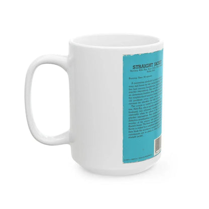 STRAIGHT JACKET (VHS COVER) - White Coffee Mug - Go Mug Yourself