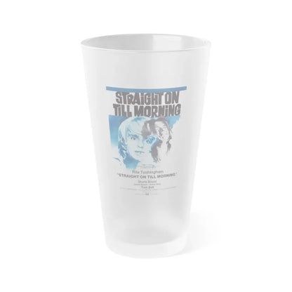 STRAIGHT ON TILL MORNING 1972 Movie Poster - Frosted Pint Glass 16oz Default Title - Go Mug Yourself