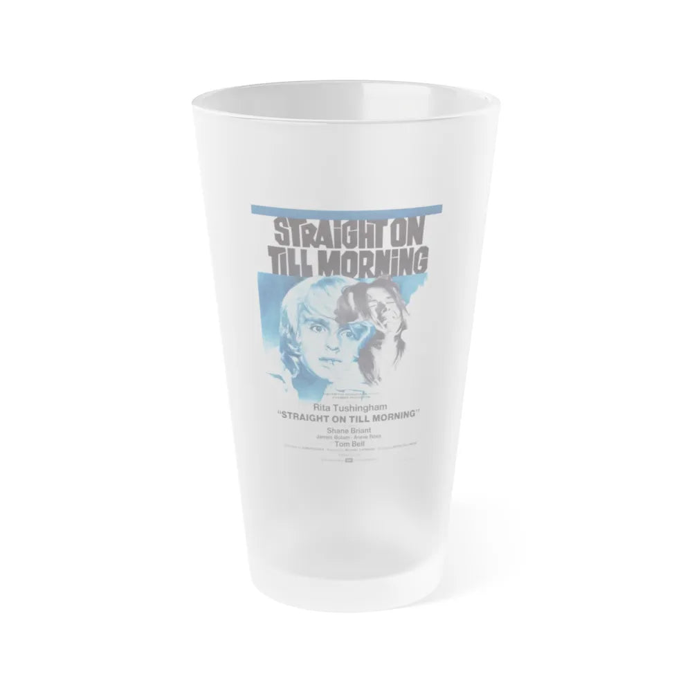 STRAIGHT ON TILL MORNING 1972 Movie Poster - Frosted Pint Glass 16oz-Go Mug Yourself