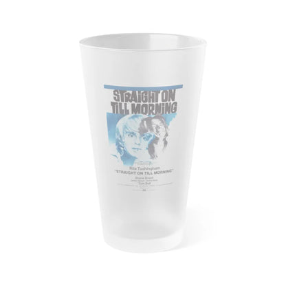 STRAIGHT ON TILL MORNING 1972 Movie Poster - Frosted Pint Glass 16oz-Go Mug Yourself