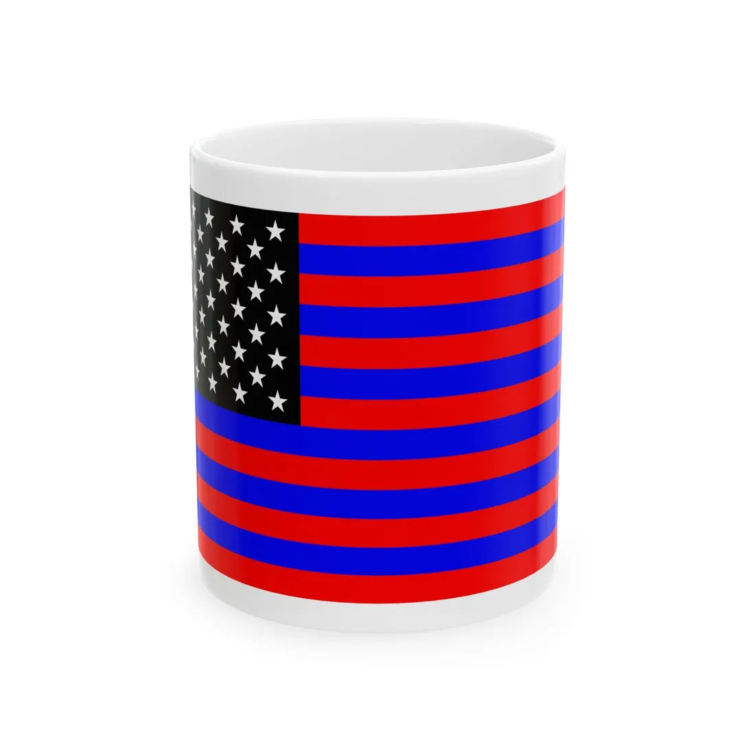StraightAmerica (United States) White Coffee Mug 11oz - Go Mug Yourself