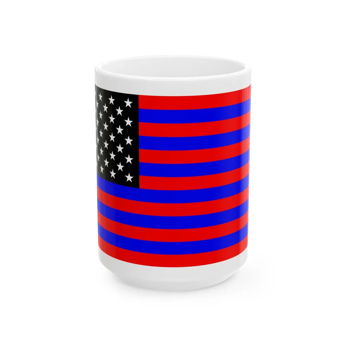 StraightAmerica (United States) White Coffee Mug 15oz - Go Mug Yourself