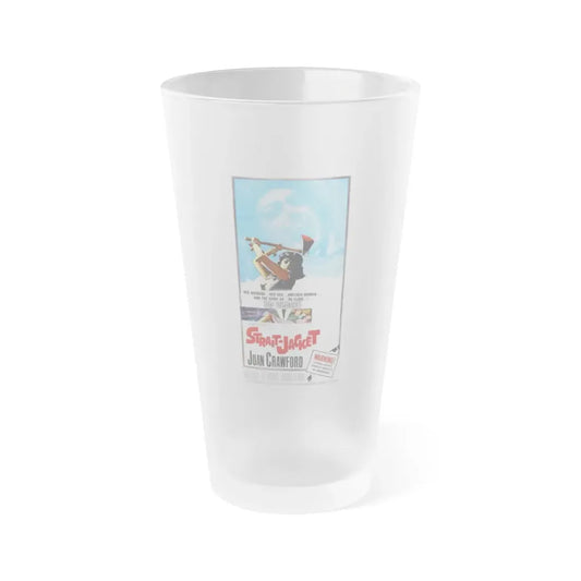 STRAIT-JACKET 1964 Movie Poster - Frosted Pint Glass 16oz Default Title - Go Mug Yourself