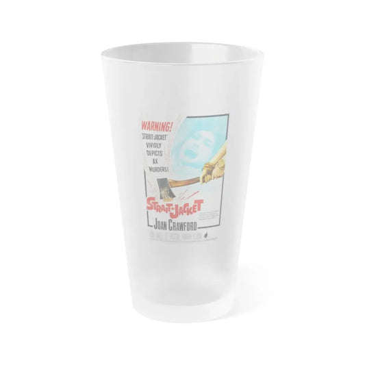 STRAIT-JACKET (2) 1964 Movie Poster - Frosted Pint Glass 16oz Default Title - Go Mug Yourself