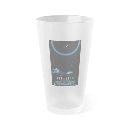 STRANDED 1987 Movie Poster - Frosted Pint Glass 16oz Default Title - Go Mug Yourself