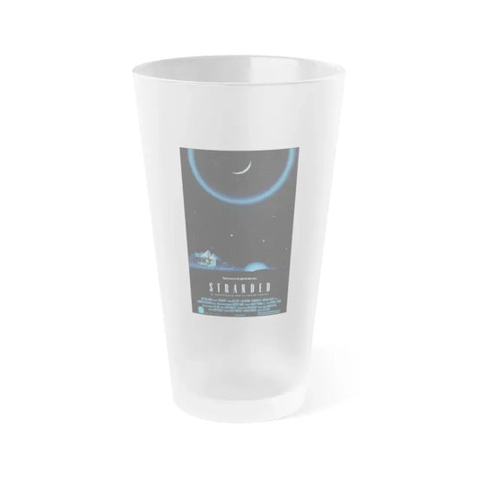 STRANDED 1987 Movie Poster - Frosted Pint Glass 16oz Default Title - Go Mug Yourself