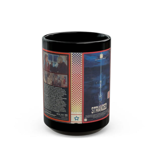 STRANDED (VHS COVER) - Black Coffee Mug-15oz-Go Mug Yourself