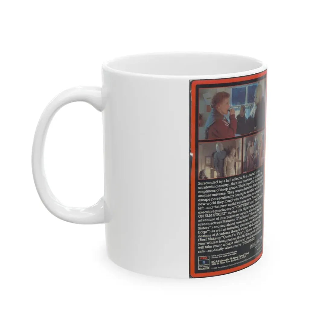 STRANDED (VHS COVER) - White Coffee Mug - Go Mug Yourself