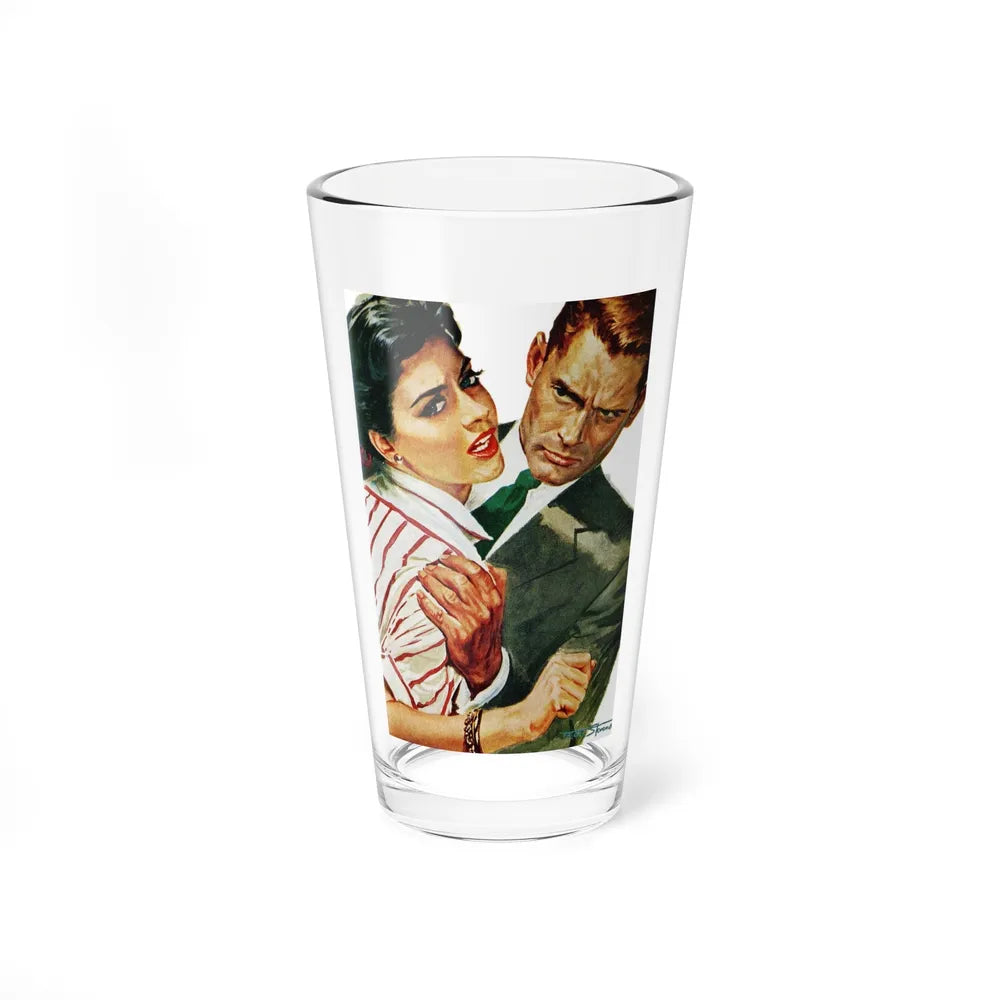 Strange Courtship, Redbook, October 1956 (Magazine Illustration) Pint Glass 16oz-16oz-Go Mug Yourself