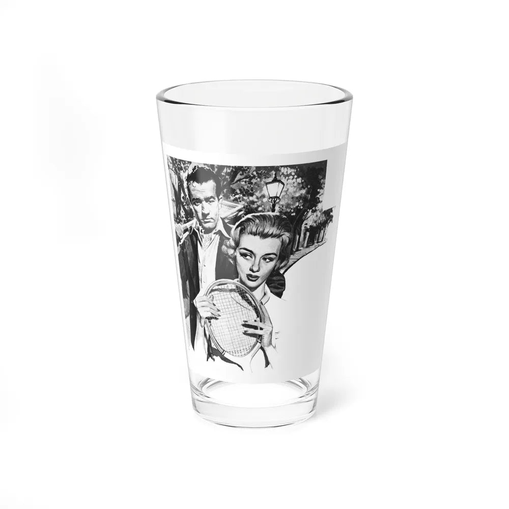 Strange Encounter by Ann Hayward Cook, Woman magazine, 1955 (Magazine Illustration) Pint Glass 16oz-16oz-Go Mug Yourself