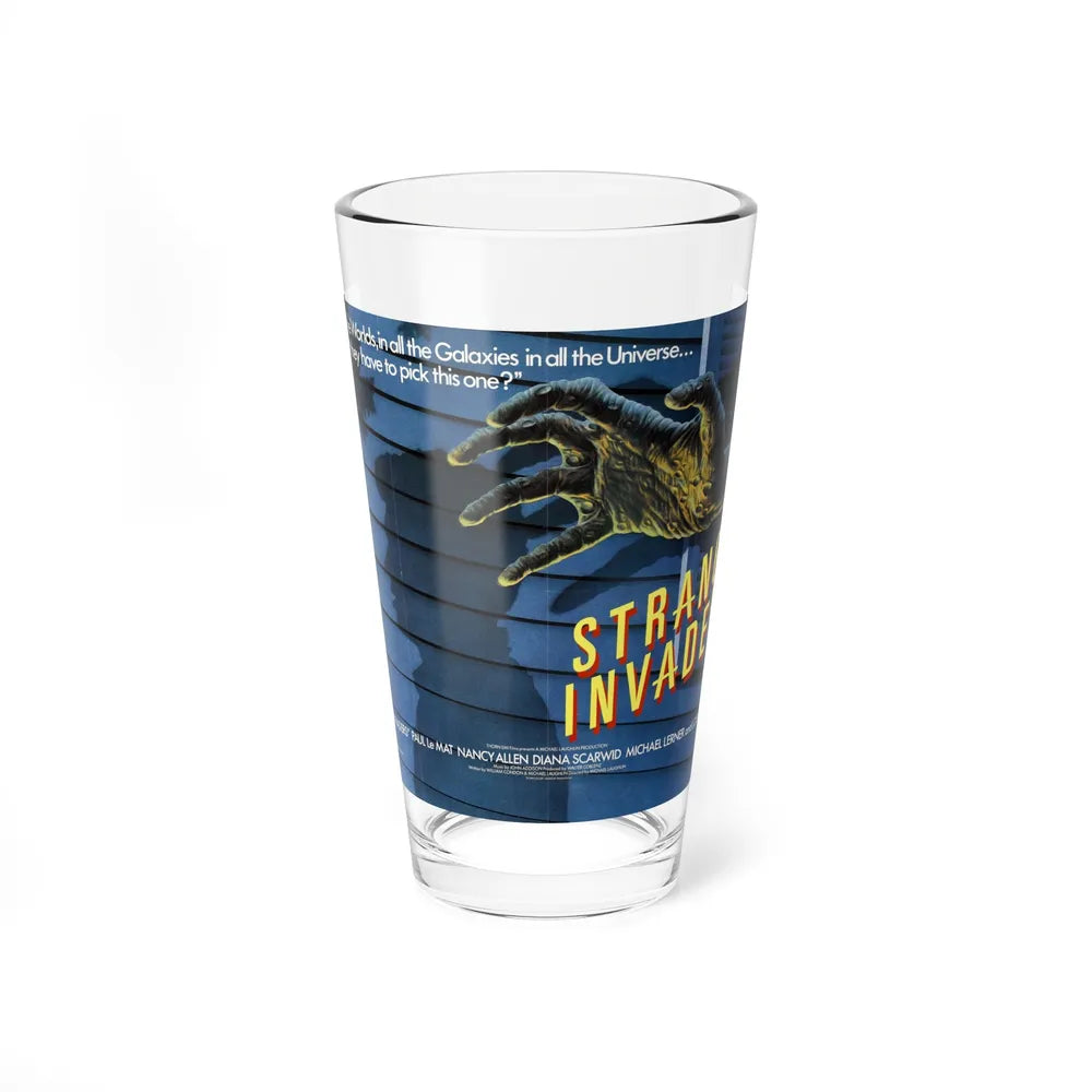 STRANGE INVADERS 1983 Movie Poster - Pint Glass 16oz-16oz-Go Mug Yourself