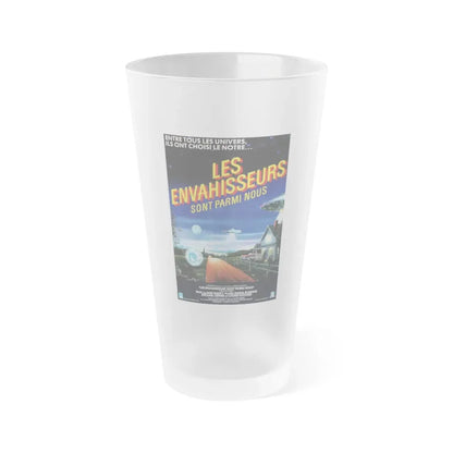 STRANGE INVADERS (FRENCH) 1983 Movie Poster - Frosted Pint Glass 16oz Default Title - Go Mug Yourself