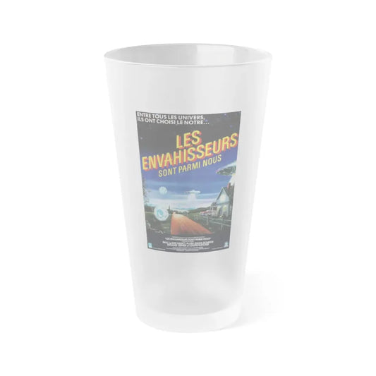 STRANGE INVADERS (FRENCH) 1983 Movie Poster - Frosted Pint Glass 16oz Default Title - Go Mug Yourself