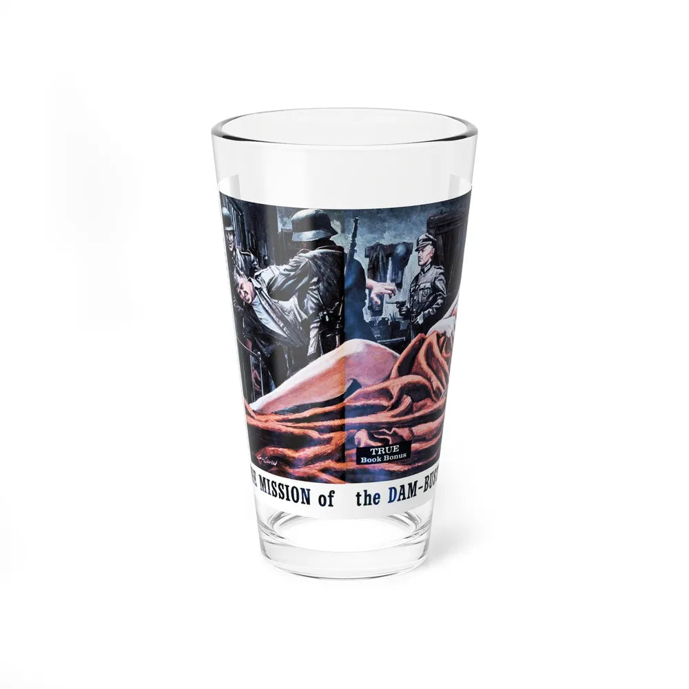 Strange Mission of the Dam-Busting GI, Stag magazine, May 1963 (Magazine Illustration) Pint Glass 16oz-16oz-Go Mug Yourself