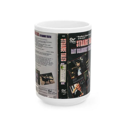 STRANGE TALES RAY BRADBURY THEATRE (VHS COVER) - White Coffee Mug 15oz - Go Mug Yourself