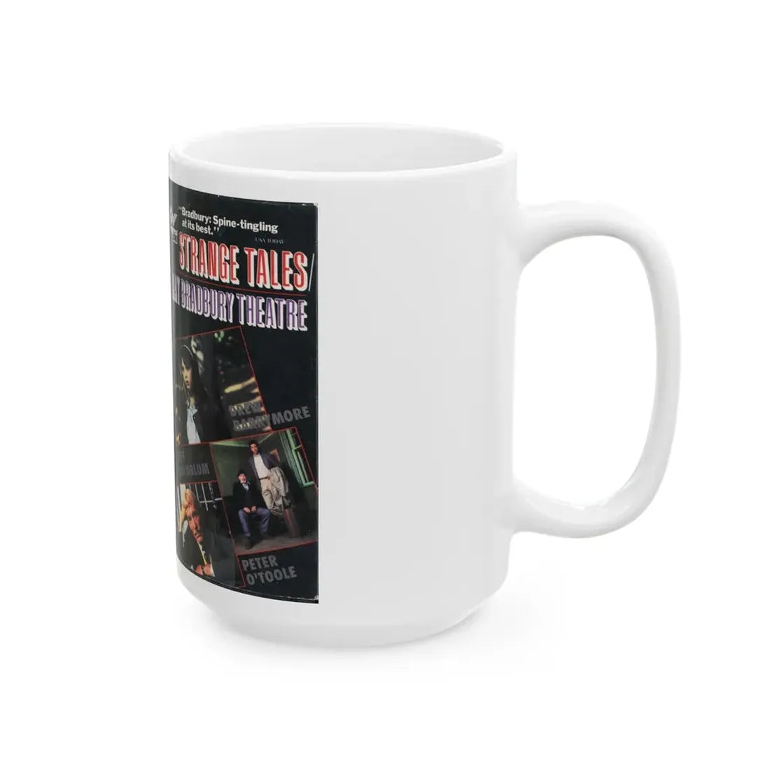STRANGE TALES RAY BRADBURY THEATRE (VHS COVER) - White Coffee Mug - Go Mug Yourself