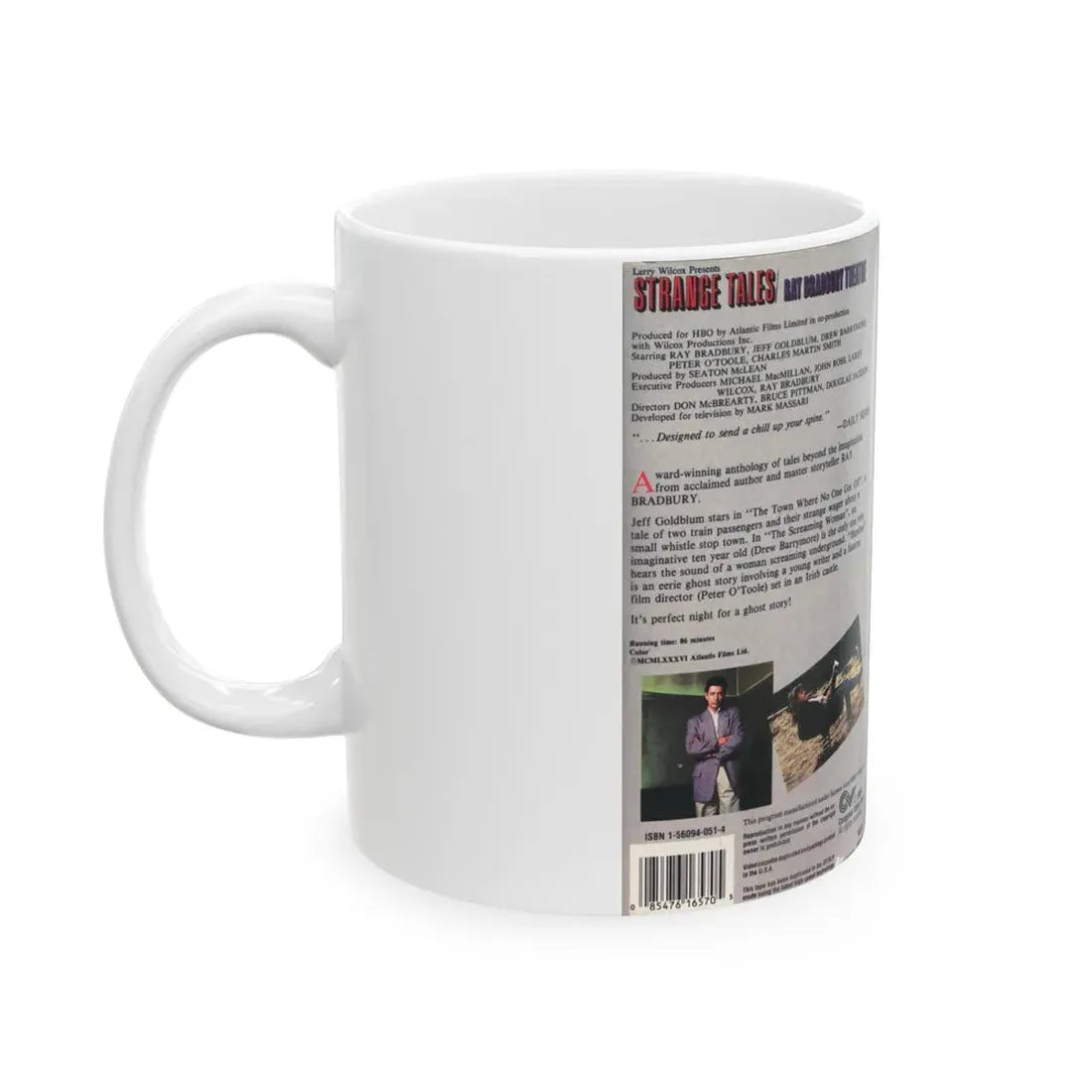 STRANGE TALES RAY BRADBURY THEATRE (VHS COVER) - White Coffee Mug - Go Mug Yourself