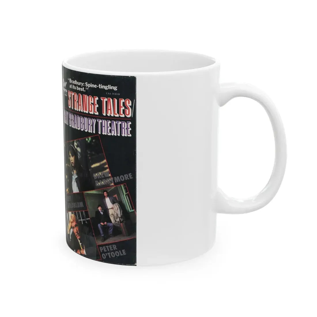STRANGE TALES RAY BRADBURY THEATRE (VHS COVER) - White Coffee Mug - Go Mug Yourself