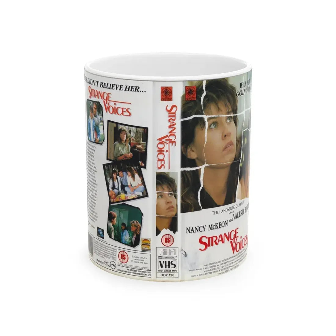 STRANGE VOICES VALERIE HARPER (VHS COVER) - White Coffee Mug 11oz - Go Mug Yourself