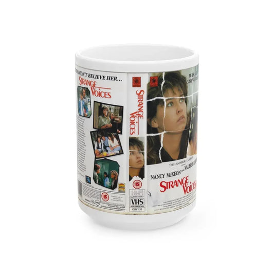 STRANGE VOICES VALERIE HARPER (VHS COVER) - White Coffee Mug 15oz - Go Mug Yourself