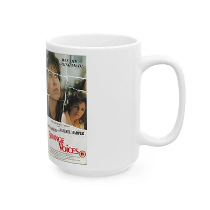 STRANGE VOICES VALERIE HARPER (VHS COVER) - White Coffee Mug - Go Mug Yourself