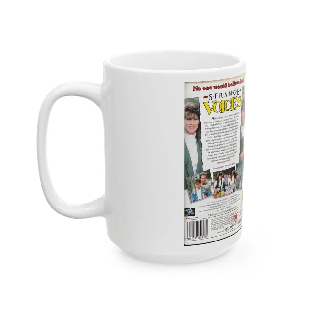 STRANGE VOICES (VHS COVER) - White Coffee Mug-Go Mug Yourself