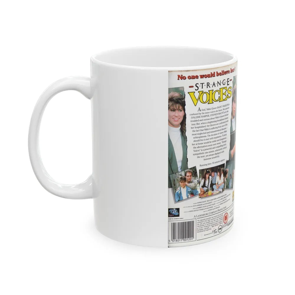 STRANGE VOICES (VHS COVER) - White Coffee Mug-Go Mug Yourself