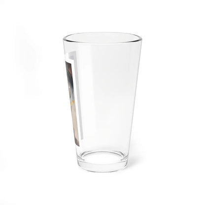 Stranger In The Sky by Pat Frank, The Saturday Evening Post, 1957 (Magazine Illustration) Pint Glass 16oz - Go Mug Yourself
