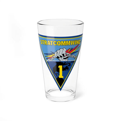 STRATCOMMWING 1 (U.S. Navy) Pint Glass 16oz-16oz-Go Mug Yourself