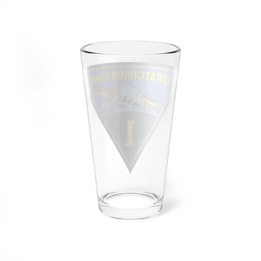 STRATCOMMWING 1 (U.S. Navy) Pint Glass 16oz-Go Mug Yourself