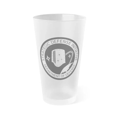 Strategic Defense Initiative 2 - Frosted Pint Glass 16oz 16oz Frosted - Go Mug Yourself