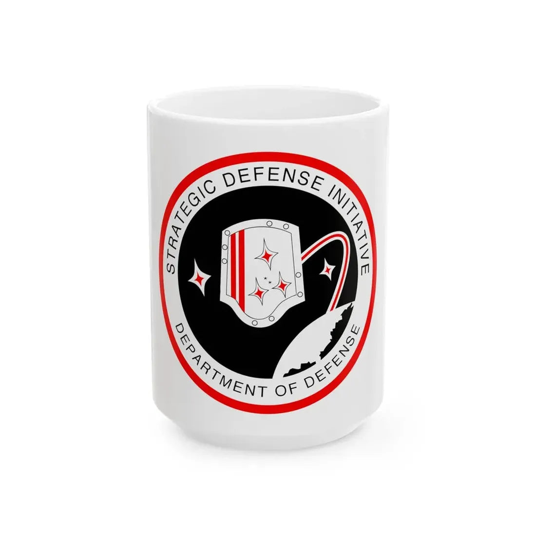 Strategic Defense Initiative - White Coffee Mug 15oz - Go Mug Yourself