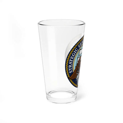 Strategic Sealift Officer Force (U.S. Navy) Pint Glass 16oz-Go Mug Yourself