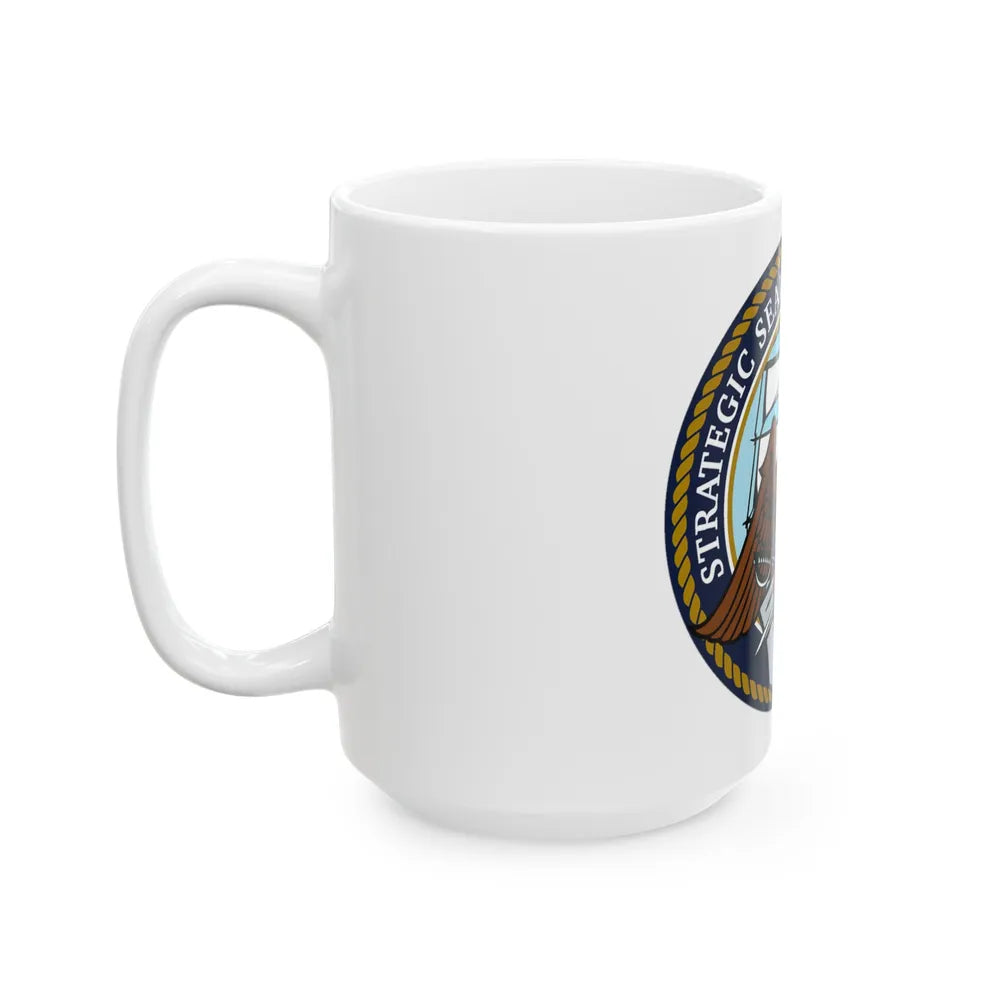 Strategic Sealift Officer Force (U.S. Navy) White Coffee Mug-Go Mug Yourself