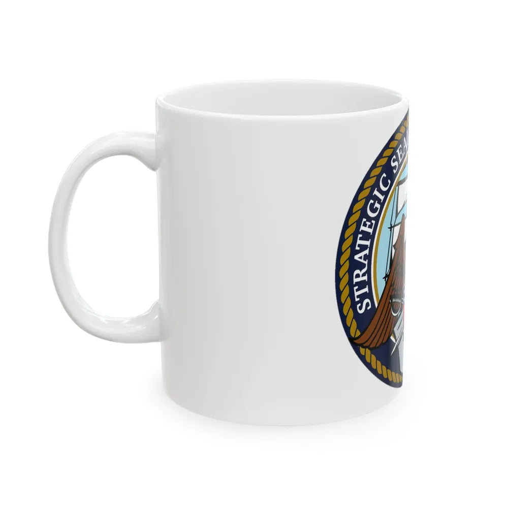 Strategic Sealift Officer Force (U.S. Navy) White Coffee Mug-Go Mug Yourself