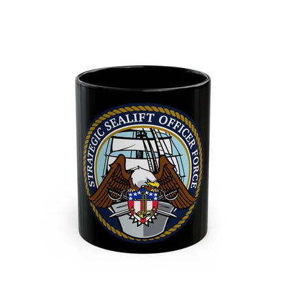 Strategic Sealift Officer Force (U.S. Navy) Black Coffee Mug 11oz - Go Mug Yourself