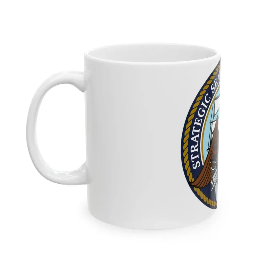Strategic Sealift Officer Force (U.S. Navy) White Coffee Mug - Go Mug Yourself