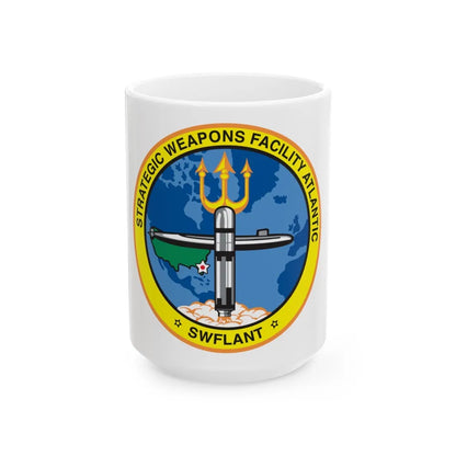 Strategic Weapons Facility Atlantic (U.S. Navy) White Coffee Mug-15oz-Go Mug Yourself