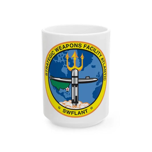 Strategic Weapons Facility Atlantic (U.S. Navy) White Coffee Mug 15oz - Go Mug Yourself