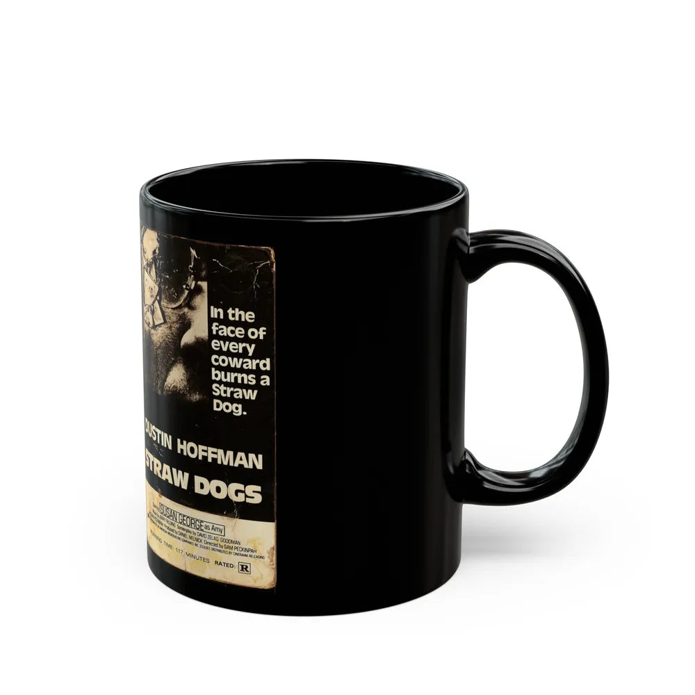 STRAW DOGS (VHS COVER) - Black Coffee Mug-Go Mug Yourself