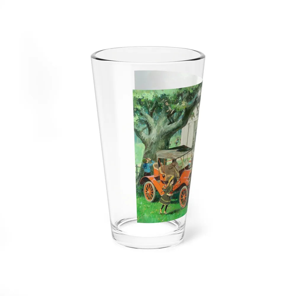 Strawberry Festival, 1909 Hudson, Great Moments in Early American Motoring (Magazine Illustration) Pint Glass 16oz - Go Mug Yourself