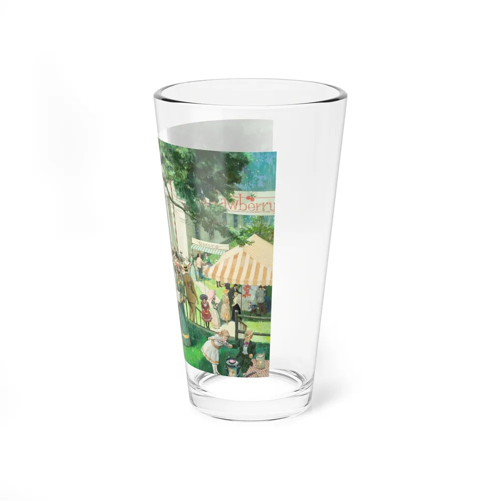 Strawberry Festival, 1909 Hudson, Great Moments in Early American Motoring (Magazine Illustration) Pint Glass 16oz - Go Mug Yourself