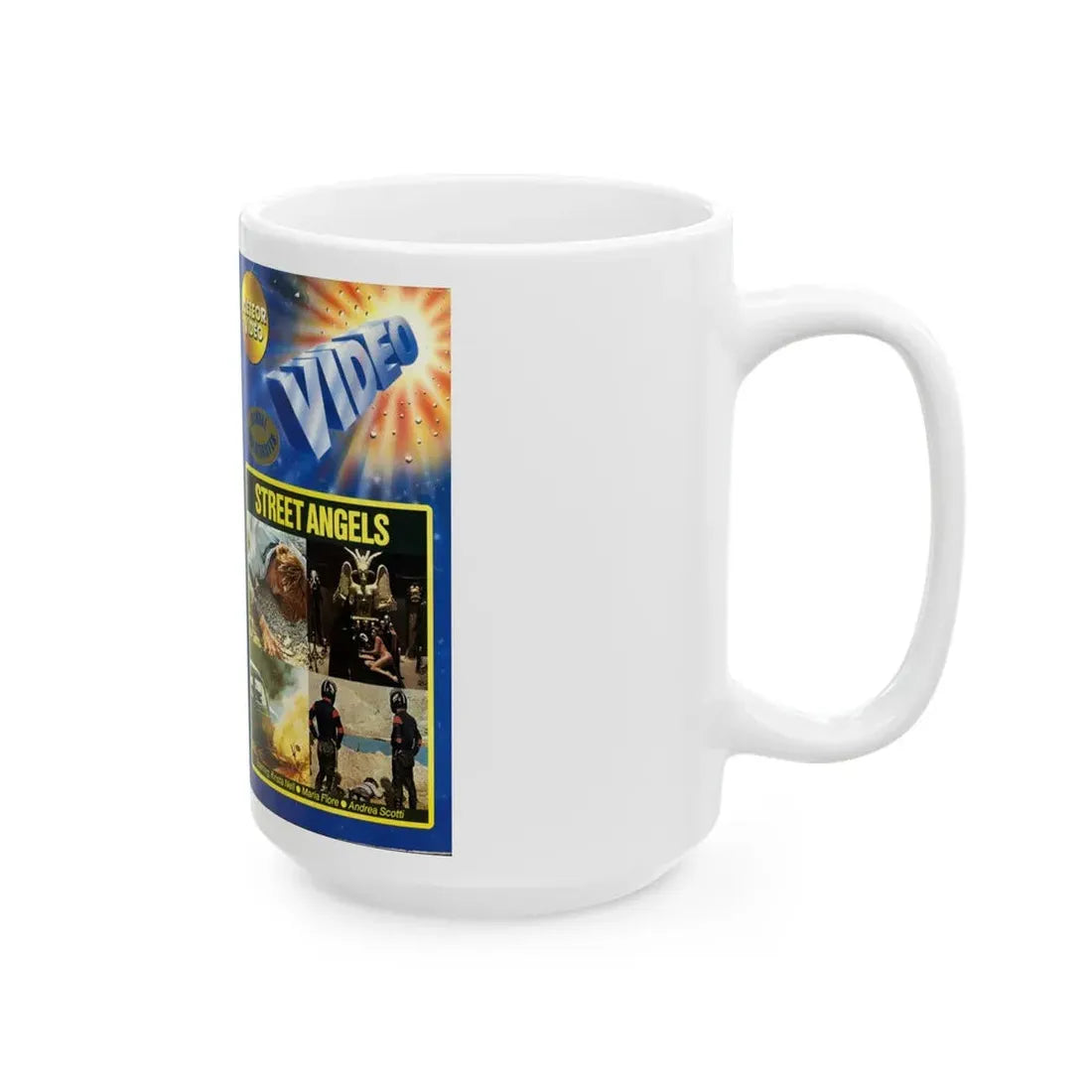 STREET ANGELS (VHS COVER) - White Coffee Mug - Go Mug Yourself
