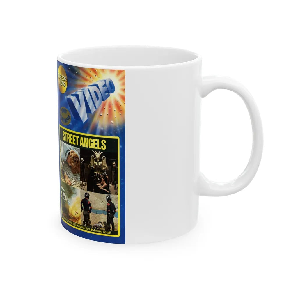 STREET ANGELS (VHS COVER) - White Coffee Mug-Go Mug Yourself