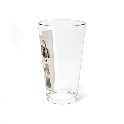 Street Costumes, art - Ruth M. Kreps (Magazine Illustration) Pint Glass 16oz-Go Mug Yourself