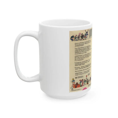 STREET FIGHT RALPH BASKHIS (VHS COVER) - White Coffee Mug - Go Mug Yourself