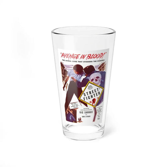 STREET FIGHTER 1959 Movie Poster - Pint Glass 16oz 16oz - Go Mug Yourself