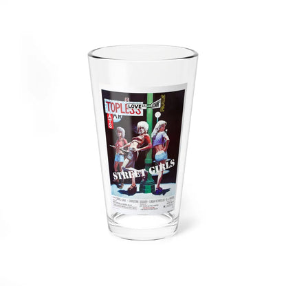 STREET GIRLS 1975 Movie Poster - Pint Glass 16oz-16oz-Go Mug Yourself