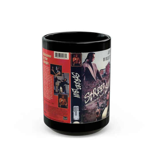STREET LAW (VHS COVER) - Black Coffee Mug 15oz - Go Mug Yourself